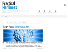 Tablet Screenshot of practicalmanliness.com